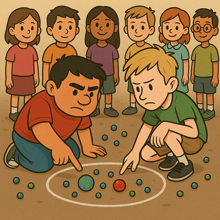 marbles good vs evil graphic