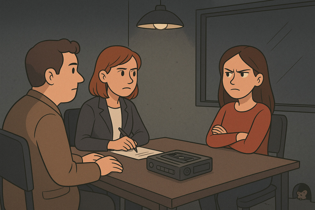 police interrogation room